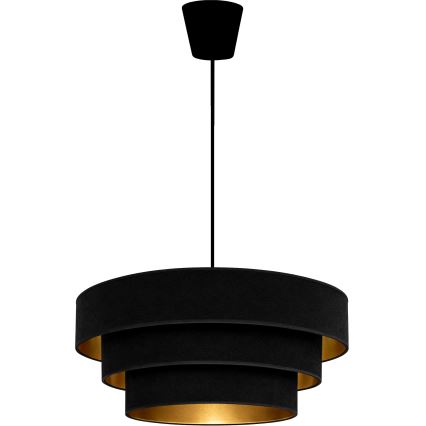 Brilagi - Pendelleuchte an Kabel LUNETA 1x E27/60W/230V, Ø 40 cm, schwarz/gold