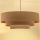 Brilagi - Pendelleuchte an Kabel LUNETA 3xE27/60W/230V Ø 80 cm beige/gold