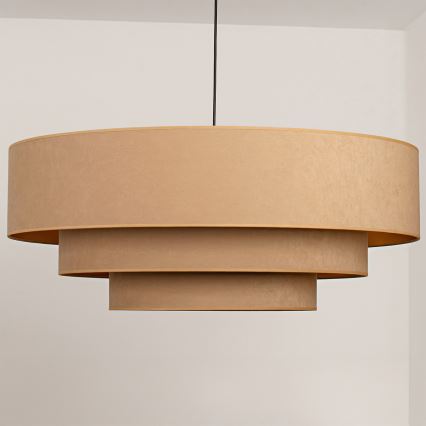 Brilagi - Pendelleuchte an Kabel LUNETA 3xE27/60W/230V Ø 80 cm beige/gold