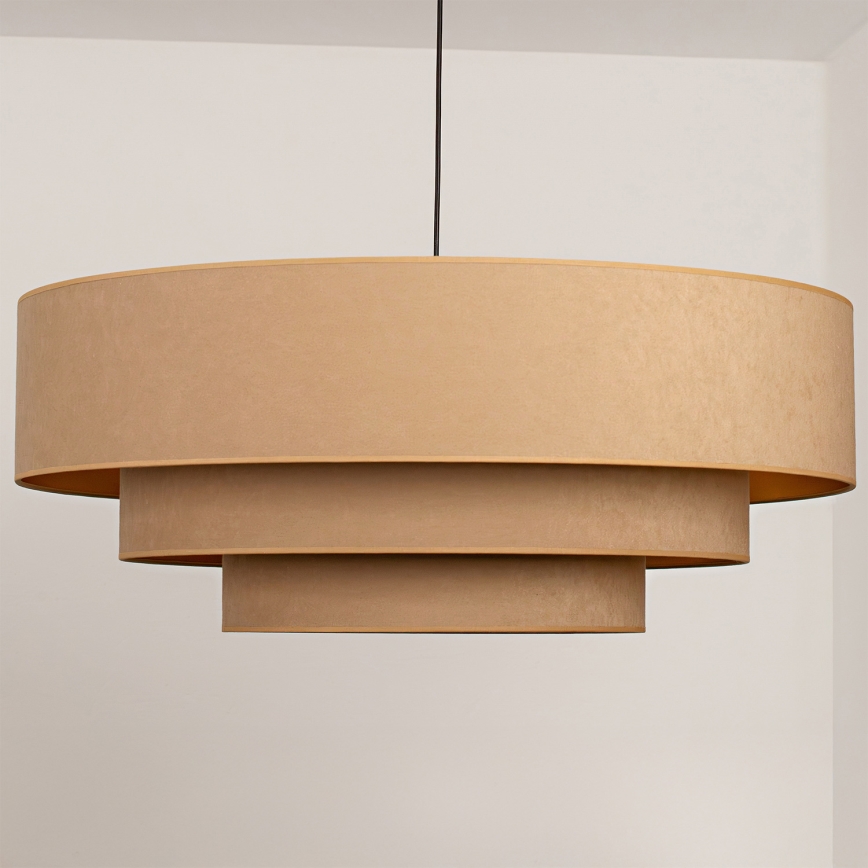 Brilagi - Pendelleuchte an Kabel LUNETA 3xE27/60W/230V Ø 80 cm beige/gold