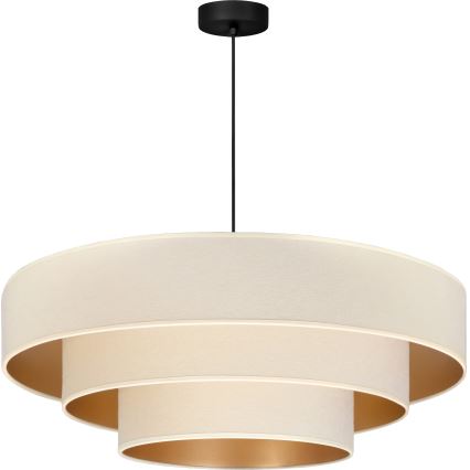 Brilagi - Pendelleuchte an Kabel LUNETA 3xE27/60W/230V Ø 80 cm creme/gold
