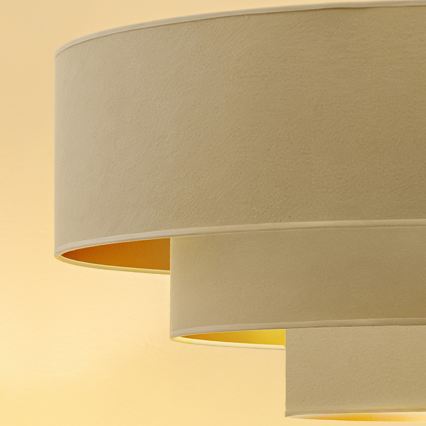 Brilagi - Pendelleuchte an Kabel LUNETA 3xE27/60W/230V Ø 80 cm creme/gold