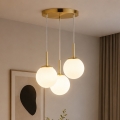 Brilagi - Pendelleuchte an Kabel MILO 3xE27/60W/230V goldfarben