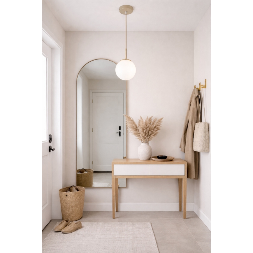 Brilagi - Pendelleuchte an Kabel MILO ECRU 1xE27/60W/230V beige/gold