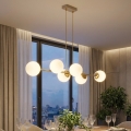 Brilagi - Pendelleuchte an Kabel MILO ECRU 6xE27/60W/230V beige/gold