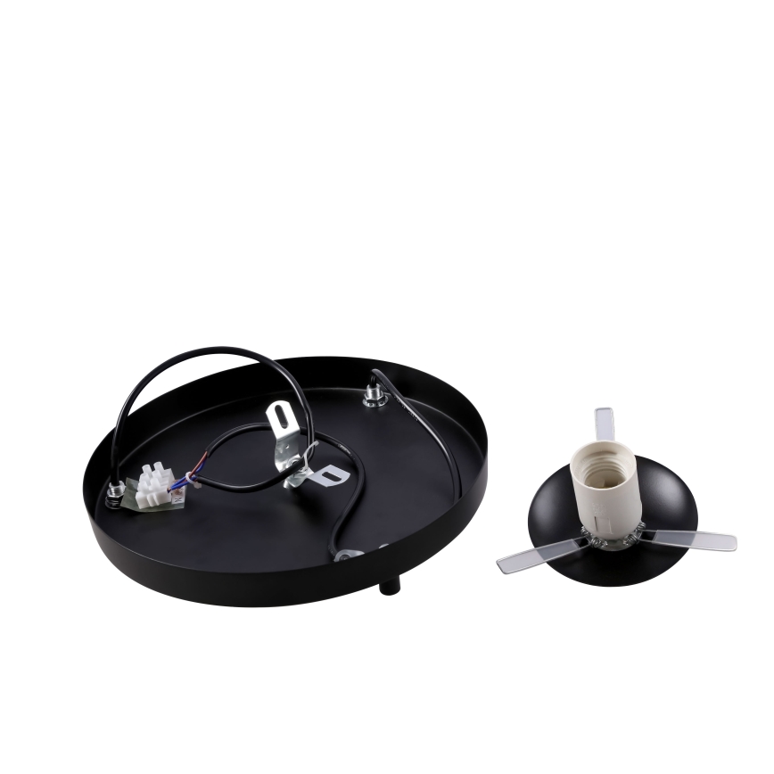 BRILAGI - Pendelleuchte an Kabel POLOS 3xE27/40W/230V Ø 42 cm schwarz