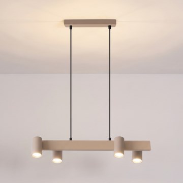 Brilagi - Pendelleuchte an Kabel SELE 4xGU10/30W/230V beige