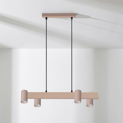 Brilagi - Pendelleuchte an Kabel SELE 4xGU10/30W/230V beige