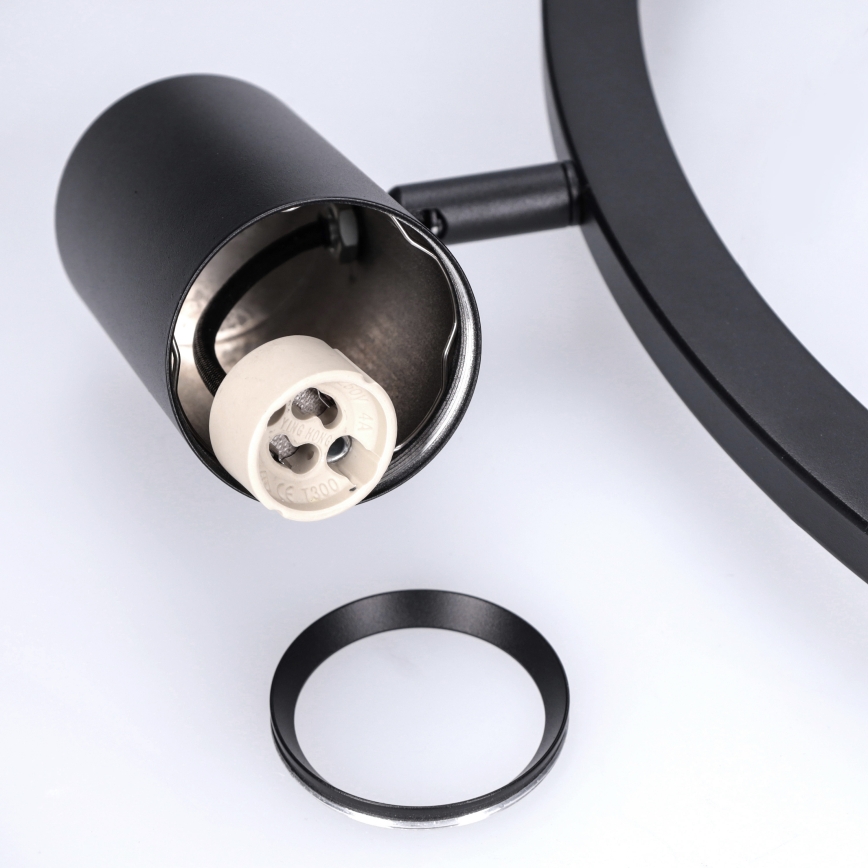 BRILAGI - Pendelleuchte an Kabel SELE 4xGU10/30W/230V schwarz