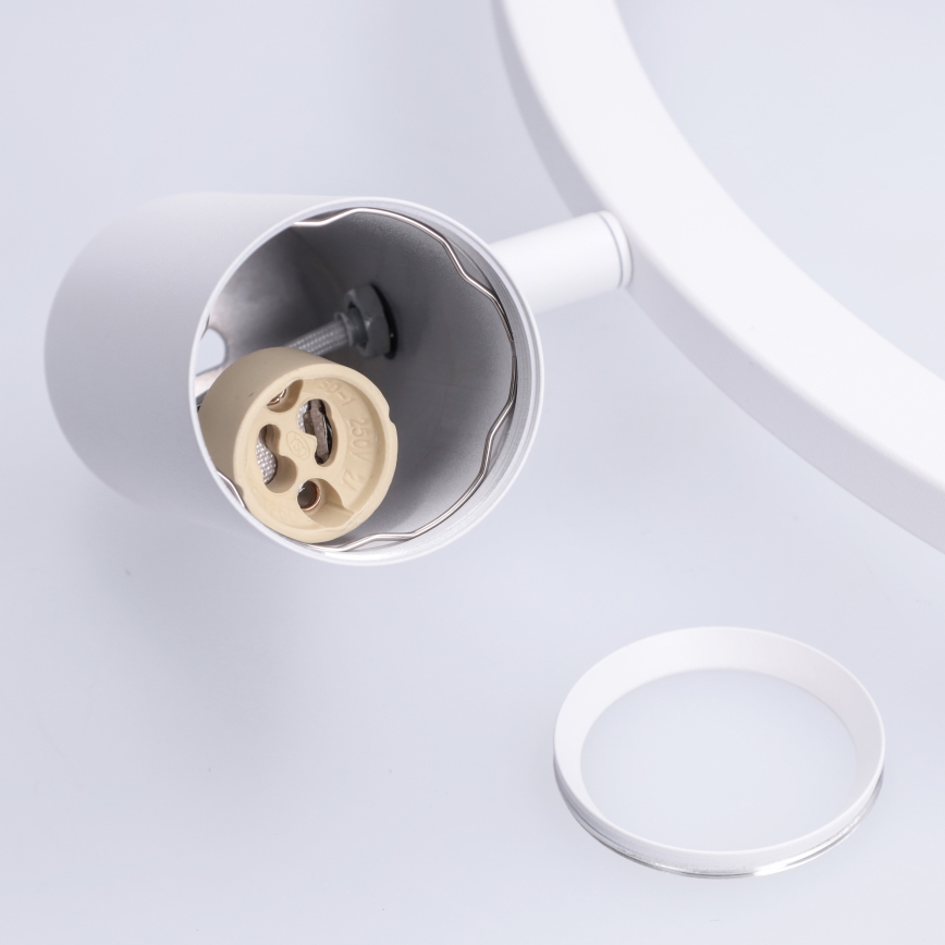 BRILAGI - Pendelleuchte an Kabel SELE 4xGU10/30W/230V weiß