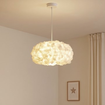 Brilagi - Pendelleuchte an Kabel SOLEAIR 1xE27/60W/230V Ø 45 cm weiß