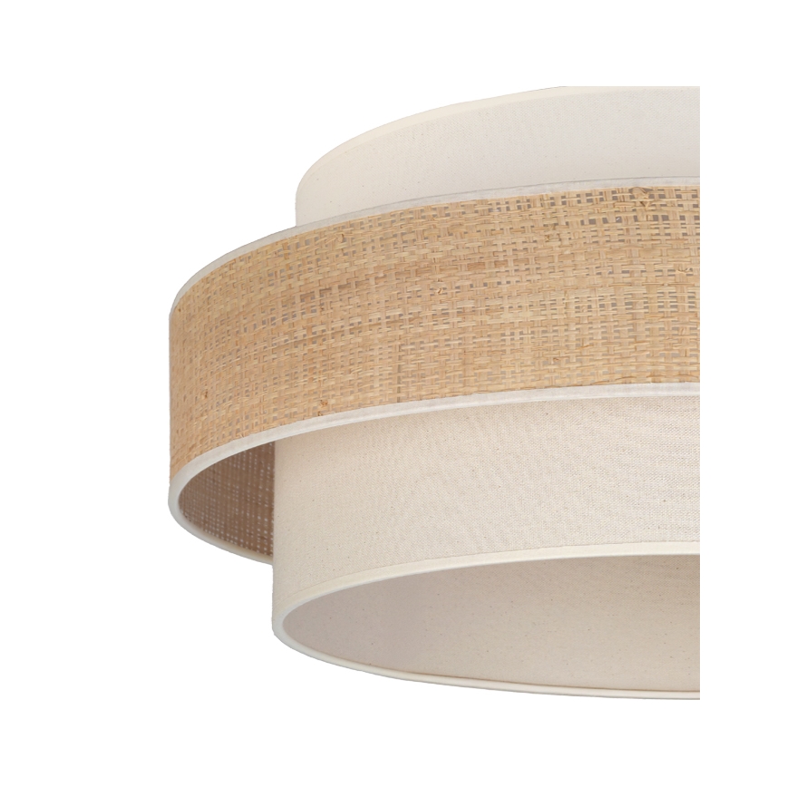 Brilagi - Pendelleuchte an Kabel SPACE 1xE27/60W/230V Ø 40 cm beige/creme