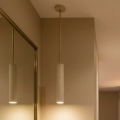 BRILAGI - Pendelleuchte an Kabel TUBE 1xGU10/15W/230V beige/gold
