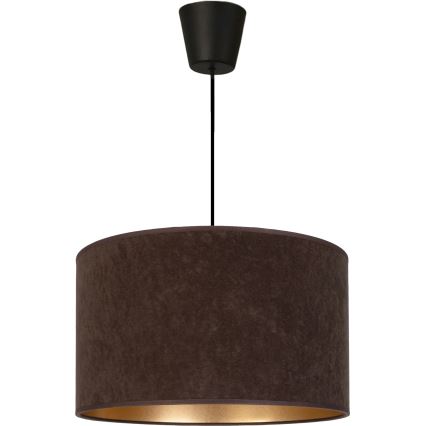 Brilagi - Pendelleuchte an Kabel VELVET 1xE27/60W/230V Ø 40 cm braun/gold