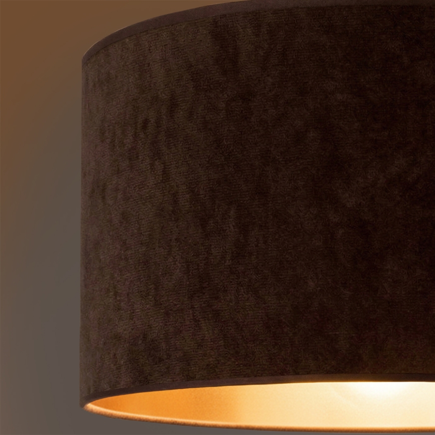 Brilagi - Pendelleuchte an Kabel VELVET 1xE27/60W/230V Ø 40 cm braun/gold