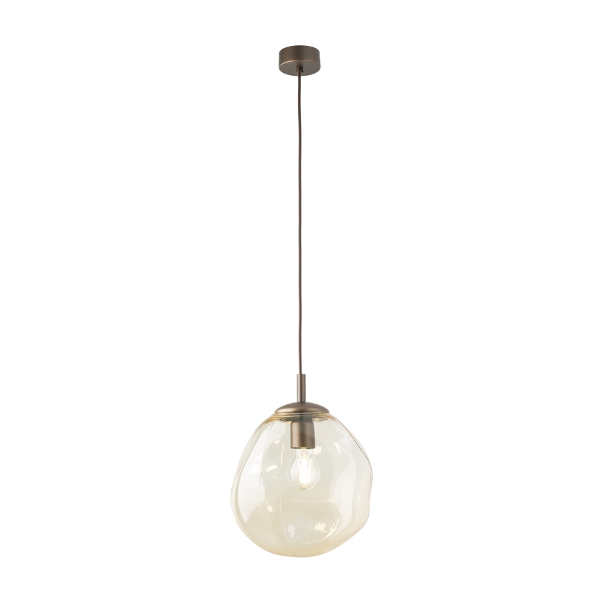 Brilagi - Pendelleuchte mit Kabel VULCANO 1xE27/15W/230V Ø 25 cm Bronze/rauchiges Beige