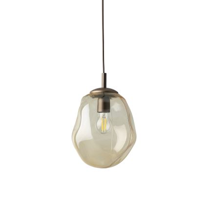 Brilagi - Pendelleuchte mit Kabel VULCANO 1xE27/15W/230V Ø 25 cm Bronze/rauchiges Beige
