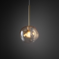 Brilagi - Pendelleuchte an Kabel VULCANO 1xG9/8W/230V gold/rauchiges Beige