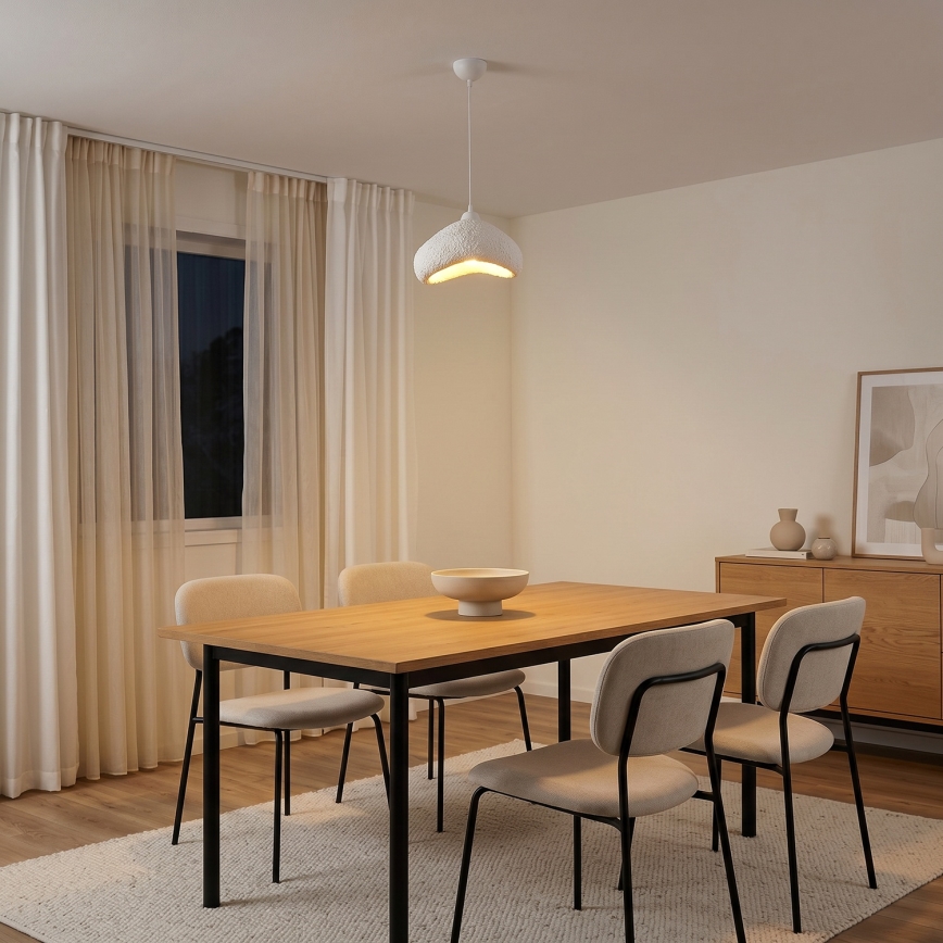 Brilagi - Pendelleuchte an Kabel WABI SABI 1xE27/40W/230V Ø 30 cm weiß