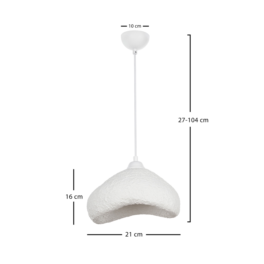 Brilagi - Pendelleuchte an Kabel WABI SABI 1xE27/40W/230V Ø 30 cm weiß