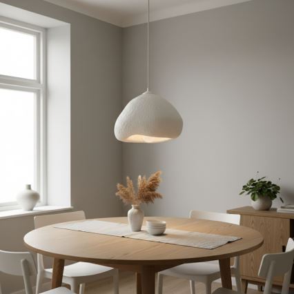 Brilagi - Pendelleuchte an Kabel WABI SABI 1xE27/40W/230V Ø 32 cm weiß