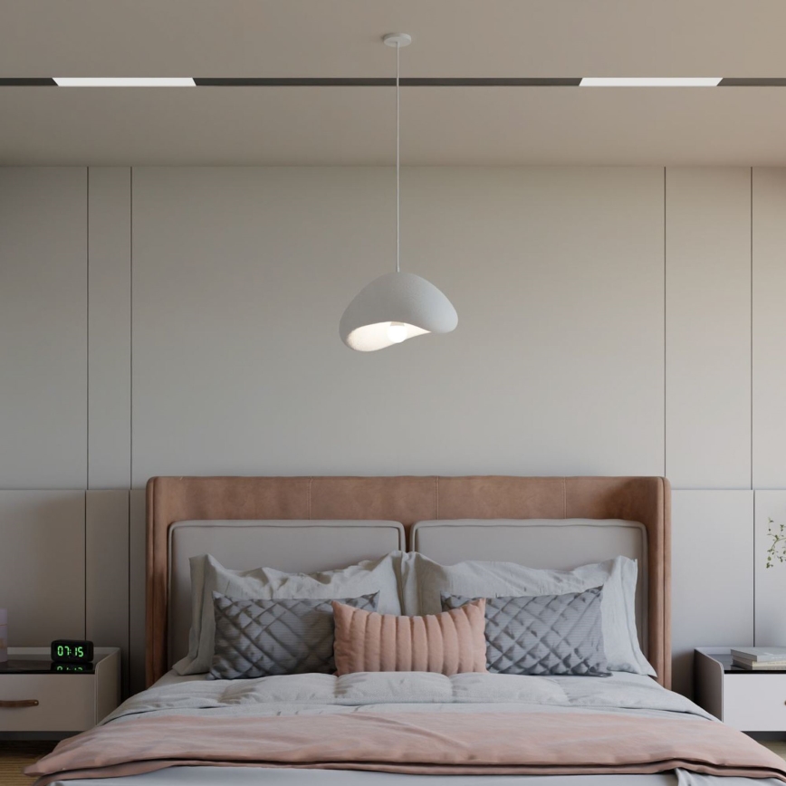 Brilagi - Pendelleuchte an Kabel WABI SABI 1xE27/40W/230V Ø 33 cm weiß