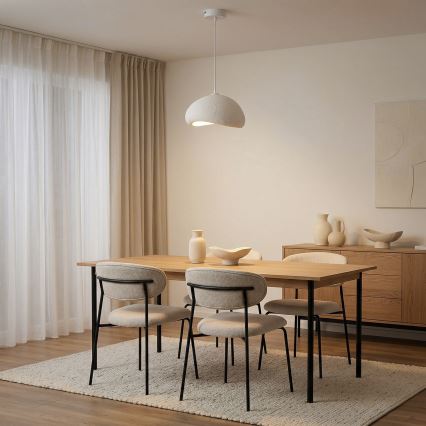 Brilagi - Pendelleuchte an Kabel WABI SABI 1xE27/40W/230V Ø 33 cm weiß