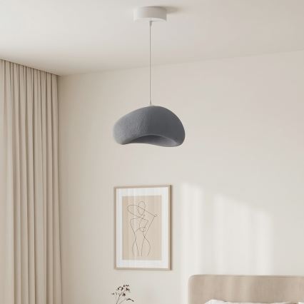 Brilagi - Pendelleuchte an Kabel WABI SABI 1xE27/40W/230V Ø 35 cm grau