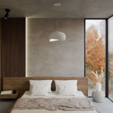 Brilagi - Pendelleuchte an Kabel WABI SABI 1xE27/40W/230V Ø 35 cm weiß