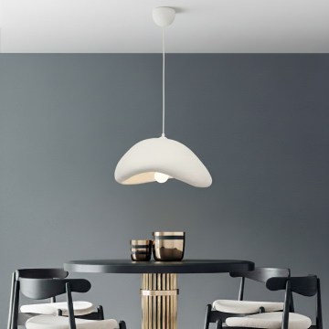 Brilagi - Pendelleuchte an Kabel WABI SABI 1xE27/40W/230V Ø 42 cm weiß