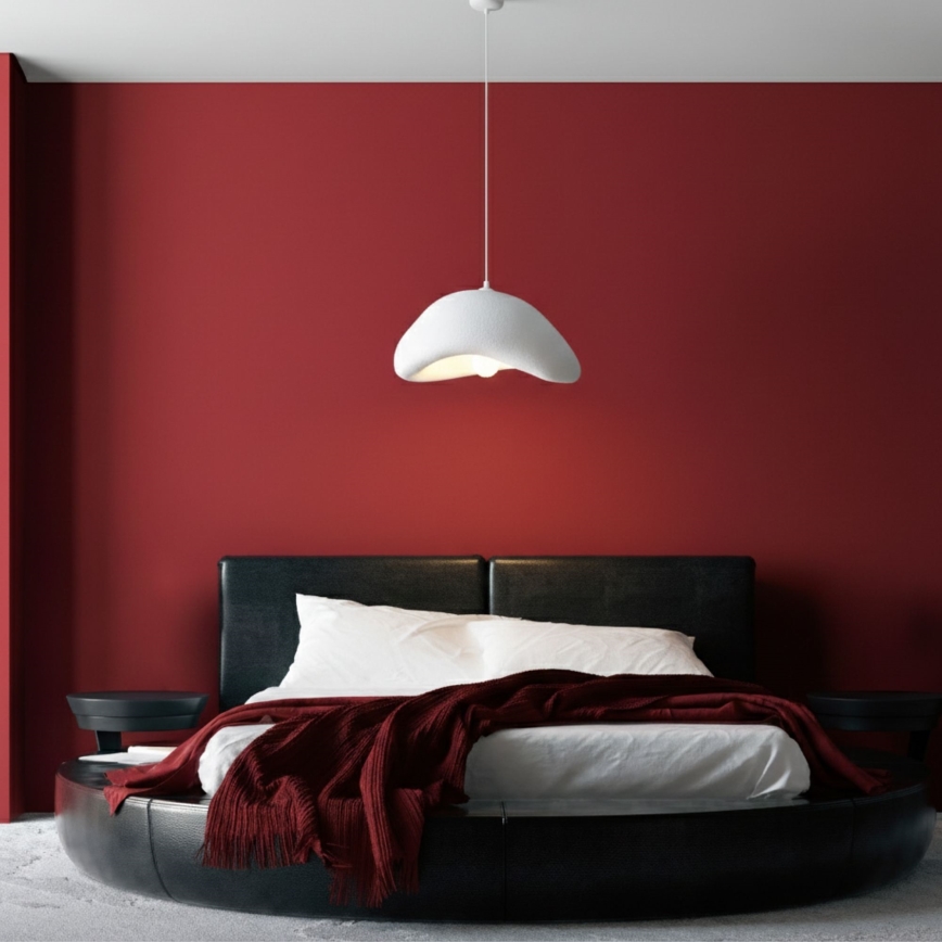 Brilagi - Pendelleuchte an Kabel WABI SABI 1xE27/40W/230V Ø 42 cm weiß