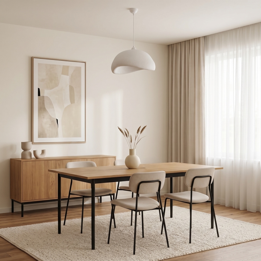 Brilagi - Pendelleuchte an Kabel WABI SABI 1xE27/40W/230V Ø 42 cm weiß