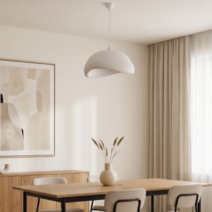 Brilagi - Pendelleuchte an Kabel WABI SABI 1xE27/40W/230V Ø 42 cm weiß