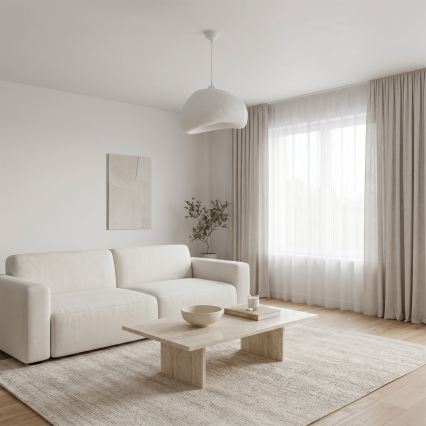 Brilagi - Pendelleuchte an Kabel WABI SABI 1xE27/40W/230V Ø 42 cm weiß