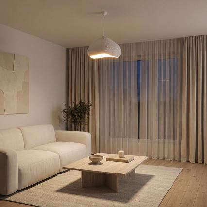 Brilagi - Pendelleuchte an Kabel WABI SABI 1xE27/40W/230V Ø 50 cm weiß