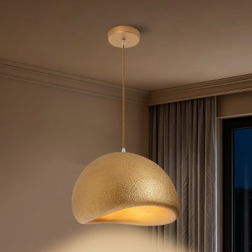 BRILAGI - Pendelleuchte an Kabel WABI SABI 1xE27/60W/230V Ø 40 cm goldfarben