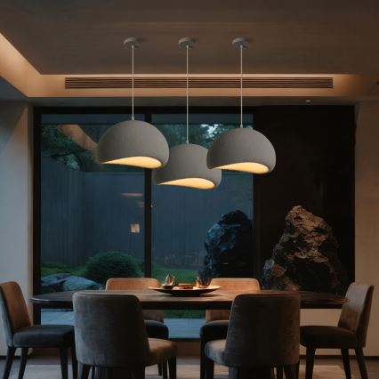 BRILAGI - Pendelleuchte an Kabel WABI SABI 1xE27/60W/230V Ø 40 cm grau