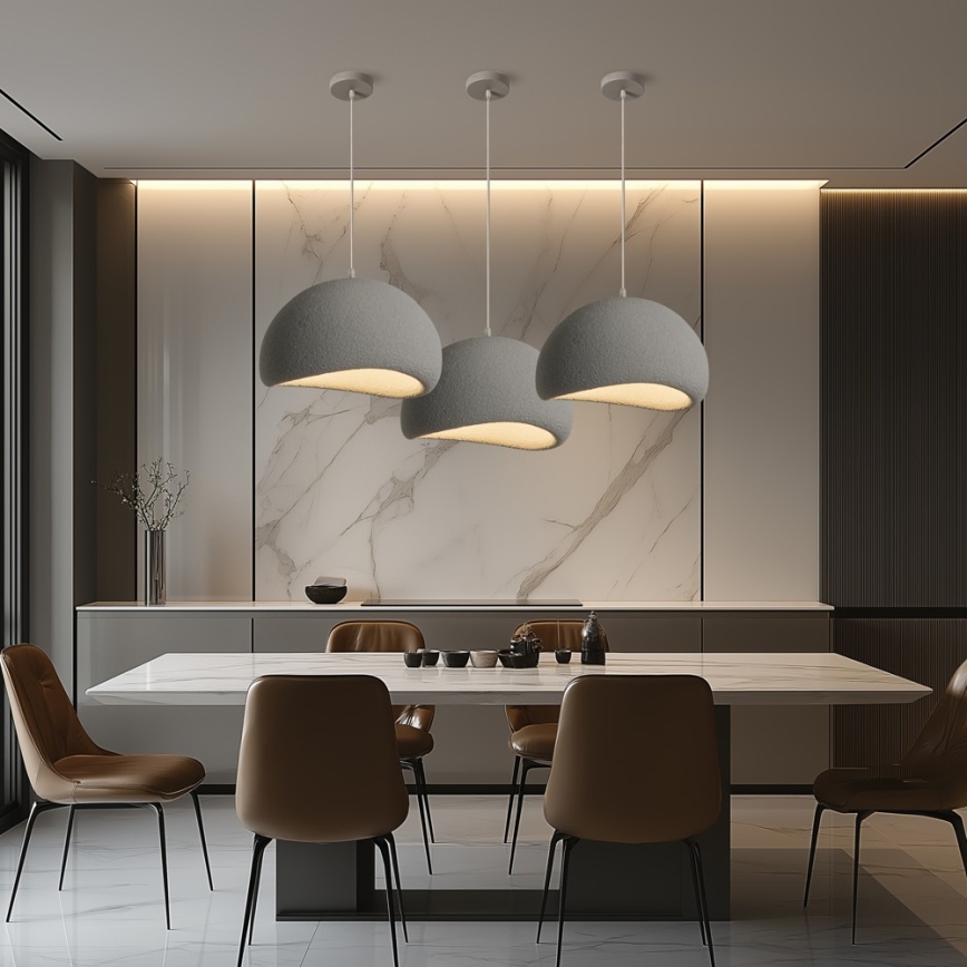 BRILAGI - Pendelleuchte an Kabel WABI SABI 1xE27/60W/230V Ø 40 cm grau