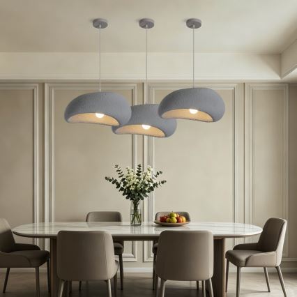 BRILAGI - Pendelleuchte an Kabel WABI SABI 1xE27/60W/230V Ø 40 cm grau