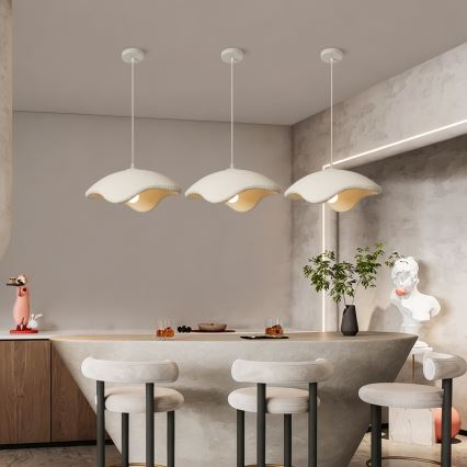 BRILAGI - Pendelleuchte an Kabel WABI SABI 1xE27/60W/230V Ø 40 cm weiß