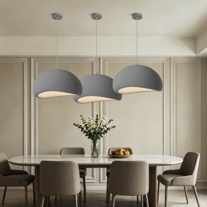 BRILAGI - Pendelleuchte an Kabel WABI SABI 1xE27/60W/230V Ø 50 cm grau
