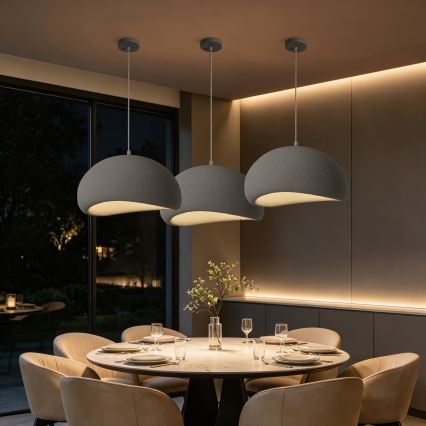 BRILAGI - Pendelleuchte an Kabel WABI SABI 1xE27/60W/230V Ø 50 cm grau