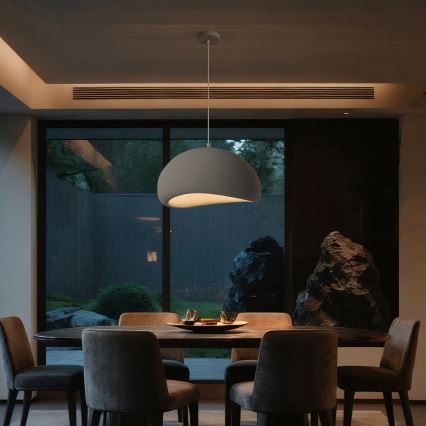 BRILAGI - Pendelleuchte an Kabel WABI SABI 1xE27/60W/230V Ø 50 cm grau