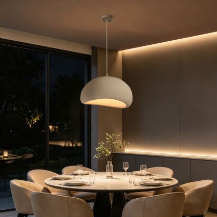 BRILAGI - Pendelleuchte an Kabel WABI SABI 1xE27/60W/230V Ø 50 cm weiß