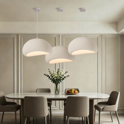 BRILAGI - Pendelleuchte an Kabel WABI SABI 1xE27/60W/230V Ø 50 cm weiß