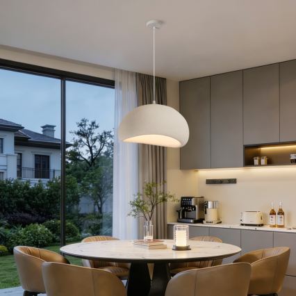 BRILAGI - Pendelleuchte an Kabel WABI SABI 1xE27/60W/230V Ø 50 cm weiß