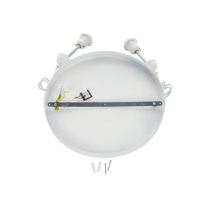 Brilagi - Pendelleuchte an Kabel WABI SABI 2xE27/40W/230V Ø 45 cm weiß