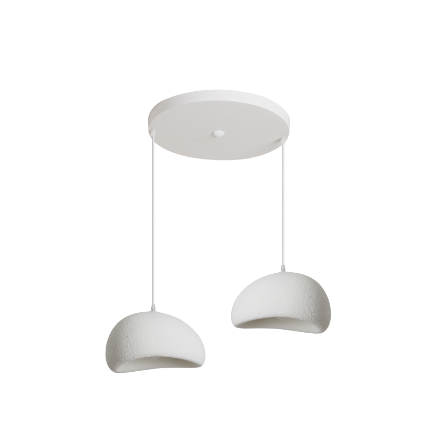 BRILAGI - Pendelleuchte an Kabel WABI SABI 2xE27/60W/230V weiß