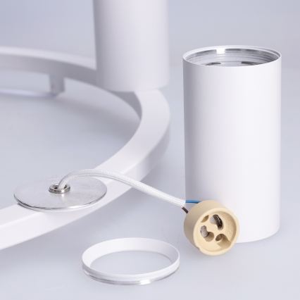 BRILAGI - Pendelleuchte an Seil SELE 6x GU10/30W/230V weiß