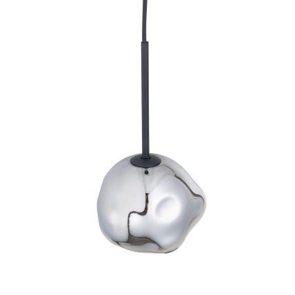 Brilagi - Pendelleuchte an Stahlseil VULCANO 1xG9/8W/230V Ø 15 cm schwarz/rauchschwarz